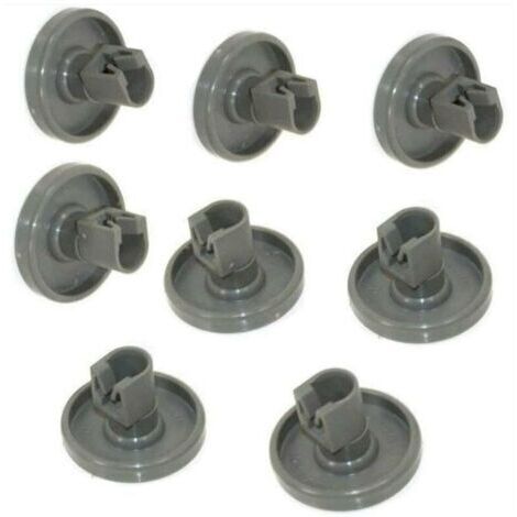 Ahlsen – Roulettes pour lave-vaisselle – Lot de 8 roues 25mm – Compatibles Faure, Zanussi, AEG, Electrolux, Ikea – Installation facile (1/4)