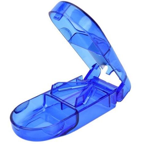 Coupe-comprimés - Séparateur bleu portable - (1/5)
