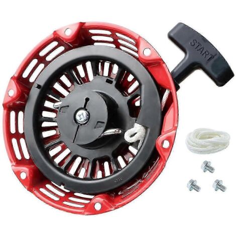 Ensemble de démarrage à tirette pour moteur Honda GX200 GX160 5,5 6,5 CV avec cliquet à tige courbée 284 [BR]