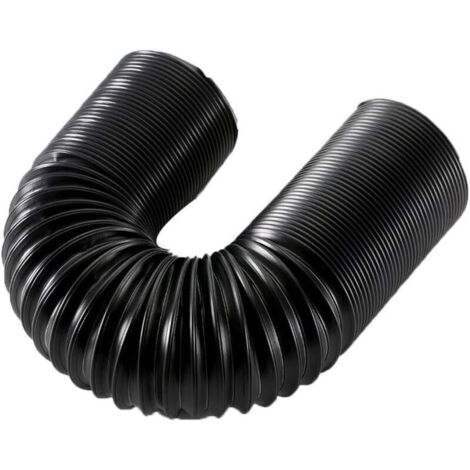 Ahlsen Tuyau d'admission d'air Automobile Universel ID 2,5 Pouces (63mm) Tuyau de Conduit d'expansion Flexible d'admission d'air modifié s'étendant jusqu'à 1 mètre (1/5)