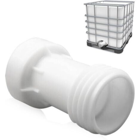 IBC Accessoire de Réservoir, Adaptateur IBC s60 x 6 Rallonge Entretoise 60mm Vanne Cuve 1000l Plastique Filetage Grossier Droit s60 x 6 Accessoire De Conteneur IBC Raccord Cuve (1/5)