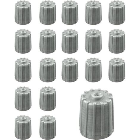 AHLSEN Flaconi 20PCS Bouchon Valve Pneu de Voiture, Bouchon Valve Pneu, Bouchon de Valve GM, Couvercle de Soupape, Cache-Poussière de Pneu de Voiture, Convient Aux Voitures,Camions,Vélos,SUV (1/5)