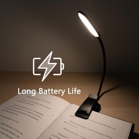Lampe de lecture INF avec 3 couleurs de lumière et variateur / Lampe de lecture rechargeable (1/5)