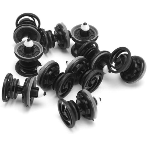 Ahlsen Lot de 10 clips de fixation pour garniture de portière de voiture compatibles avec Passat Golf Audi par (1/5)