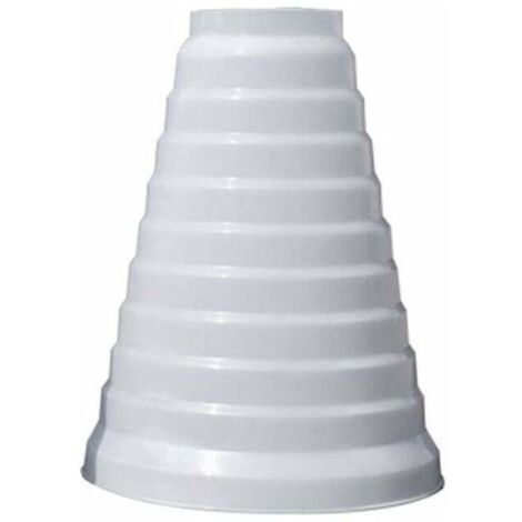 Réducteur universel PVC 80/200mm – Conduit rond pour ventilation – Résistant aux températures -20°C à +65°C – Pour systèmes CVC (1/5)