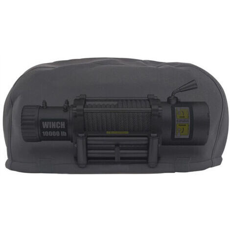 Housse de protection robuste en tissu Oxford 600D, imperméable et anti-poussière, avec cordon de serrage, housse anti-poussière résistante aux UV pour treuils électriques de 8 000 à 12 000 lb (1/5)