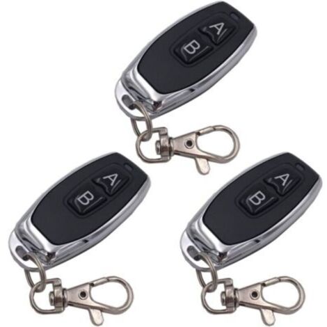 Télécommande sans Fil 433Mhz Transmetteur Porte-clés 1527 Code d'apprentissage 1Bouton 2 Boutons 4 Boutons, à Utiliser avec Le récepteur (KT053) (1/3)