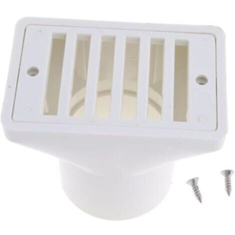 Outil de nettoyage carré pour bondes de fond d'aquarium, accessoires de jardin, accessoires de piscine, gadget blanc pour piscine (1/4)