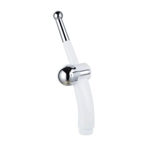 Pommeau de douche à main pour femme, adapté au lavage des femmes, au lavage des couches de bébé, au nettoyage de la douche, au robinet de toilette, au pommeau de douche, au bidet, argenté G1/2 (1/5)