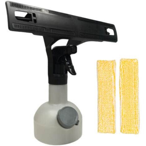 Ensemble de flacon pulvérisateur WV + 2 chiffons de nettoyage en verre jaunes, accessoires de nettoyage, accessoires pour machines de nettoyage, convient aux Kärcher WV2 WV5 WV6 etc. (1/3)