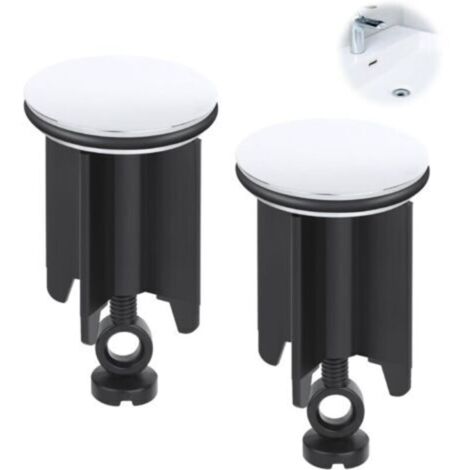 Pièces Bouchons de vidange,40MM Bouchon Lavabo Salle de Bain,Bouchon de Lavabo Universel,Réglable en hauteur Bouchon d’évacuation,Bouchons de canalisation pour éviers de cuisine et de salle de bains (1/5)
