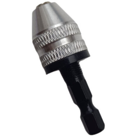 Mandrin de perçage à trois mors autocentrants à queue hexagonale à changement rapide (0,3-6,5 mm) mandrin de perçage pour meuleuse électrique (3,6 mm) (1/4)