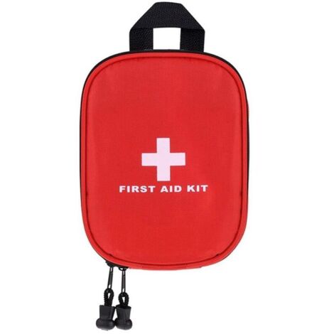 Trousse de Premiers Secours en Nylon, Sac de Premiers Soins Compact et léger pour Voiture, Plein air, Bateau, Camping, randonnée (Sac Seulement) (1/5)
