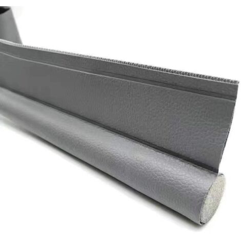 Self Adhesive Door Seal for Door and Bottom Door Seal, Soundproof Door Protector, Ideal for Cold Weather Protection (Black) (1/5)