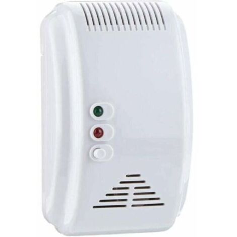 Natural gas and anesthetic detector – 115 x 75 x 35 mm – 220 V – White (1/4)