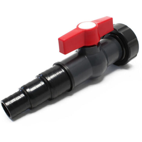 Robinet à boisseau sphérique avec Poignée Embout à étage 25mm/31mm/38mm & Bague d'étanchéité Ø58mm (1/3)