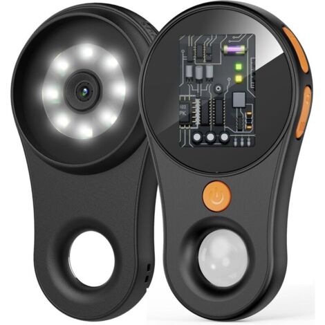 Microscope numérique macro à mise au point fixe, loupe portable, écran couleur 2,0 pouces, pixels 200 W, grossissement 500x, 8 LED intégrées, batterie rechargeable, compatible avec Windows, Mac OS (no (1/5)