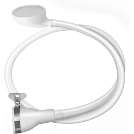 Pulvérisateur de robinet portable pour animal domestique - Tuyau de pulvérisation en caoutchouc pour bain de bébé, animaux domestiques, lavage des cheveux, rinçage (1/5)