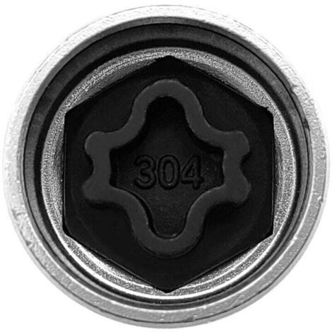 Clé de rechange pour écrou de roue antivol, Compatible Mercedes Benz Security Master 304 (1/4)