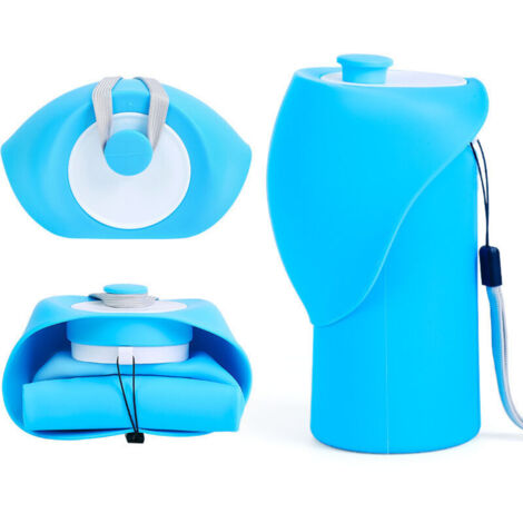 Gourde d'Eau Portable pour Chiens - Solution Hygiénique pour les Déplacements (1/4)
