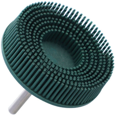 Brosse abrasive Caoutchouc en caoutchouc Roue de polissage vert foncé pour la perceuse électrique pour éliminer la rouille de Burrs Medium, roue abrasive en caoutchouc, Outils（3 pouces） (1/5)