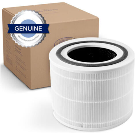Convient pour le purificateur d'air LEVOIT Core 300 Core 300S, élément filtrant Core 300-RF-US blanc 40㎡-50㎡ (1/5)