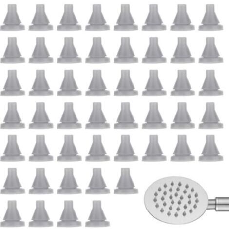 Lot de 50 buses de rechange en silicone Pointe ronde Arroseur de buse Pour diamètre de trou de 4 mm Bec d'arrosage universel Gris (1/5)