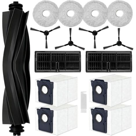 Kit D'accessoires pour Dreame L10s Pro Ultra Heat/ L10s Ultra Gen 2,pour Dreame X30 Ultra/Mova E30 Ultra,1 Brosse Principale,4 Sacs à Poussière,4 Serpillere,2 Filtres, 4 Brosse Latérale (1/5)