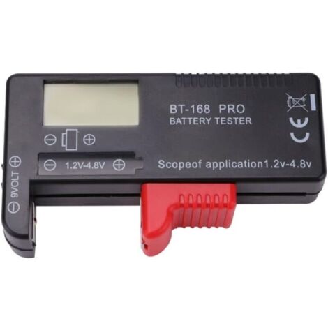 BT-168 PROTester Universal Digital Battery Volt Checker, Digital Battery Tester, Button Cell Voltage Tester, for AA, AAA, C, D, 9V, 1.5V, 18650, Button Batteries (1/5)