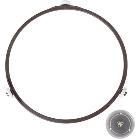 Support plateau tournant universel de 22cm,Anneau Rotatif Micro-ondes de Plateau Tournant pour Universel Support en Verre 22cm Diamètre (Brun) (1/5)
