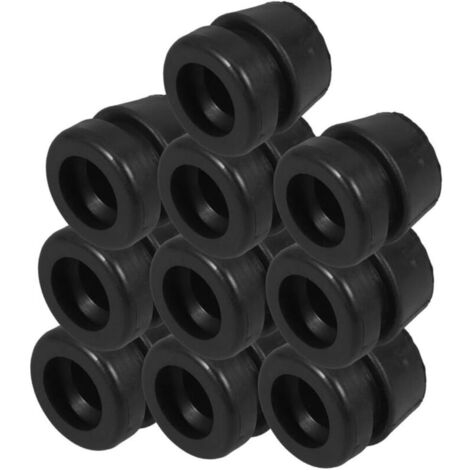 Lot de 20 Patins d'Amortissement en Caoutchouc pour Tronçonneuse 12 Pouces Coussins Anti-Vibrations Compacts pour Petite Tronçonneuse à Main Accessoires de Rechange Solide et (1/5)