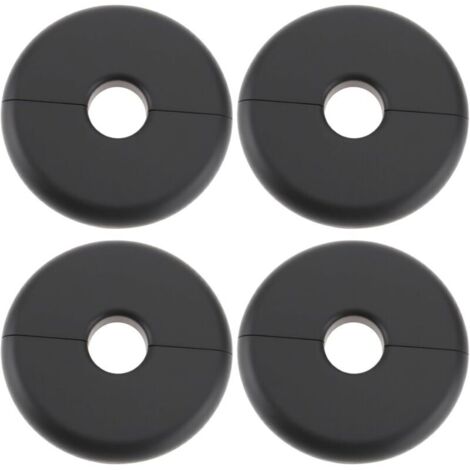 Radiator Pipe Cover 16mm 70mm Diameter Radiator Pipe Cover for Radiator Wall Pipe Decoration Black 4pcs (1/5)