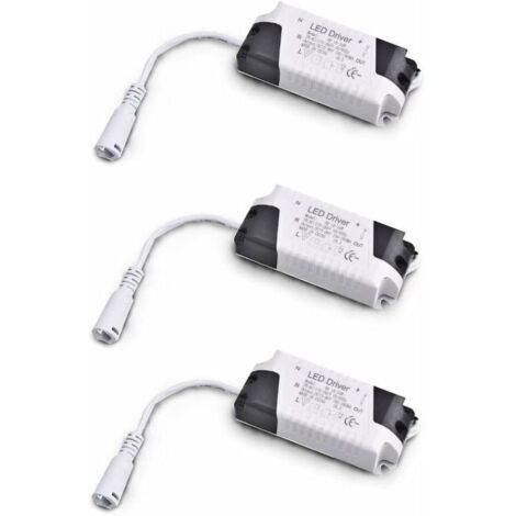 Pack x3 Transformateur Driver 18W-24W DC, entrée multi-tension 85-265V Ac 50/60Hz, sortie 36-72 Vdc 240-260 mA. Valable pour remplacer les downlights et autres équipements LED (1/4)