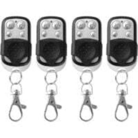 4 Pièces Telecommande Universelle Portail, Telecommande Garage Universelle sans Fil, Telecommande Portail Compatible 433.92 MHz, Telecommande Universelle Porte Garage (1/4)