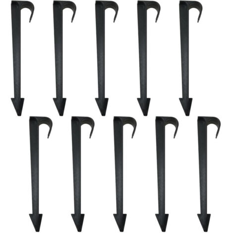 50 supports de tuyau d'arrosage 16/20 mm pour tuyaux PE 1/2 et 3/4, support pour tuyau d'arrosage goutte à goutte en terre cuite (1/5)