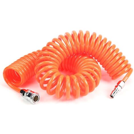 Tuyau d'air 8mm 5mm, Tuyau d'air de recul, Tuyau flexible de compresseur d'air en PU, pour pompe de compresseur d'air 9m rouge (1/5)