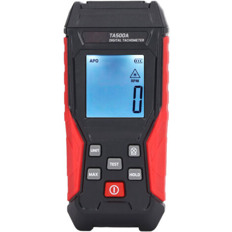 Compteur RPM numérique TA500A portable sans contact, mesure de 3 à 100 000 tr/min avec verrouillage de valve (1/5)