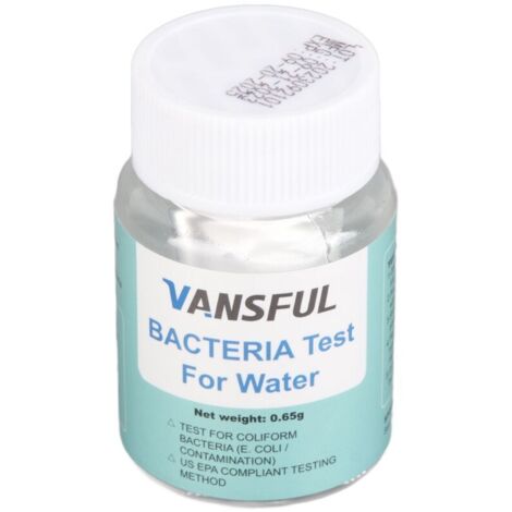 Test Kit pour Eau Potable - Détection Rapide des Coliformes pour Puits, Piscine et Aquarium (1/5)
