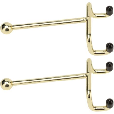 Support de Téléphone 2 Pièces en Métal Premium Antirouille Antidérapant Support Mains Libres pour Bureau (1/5)