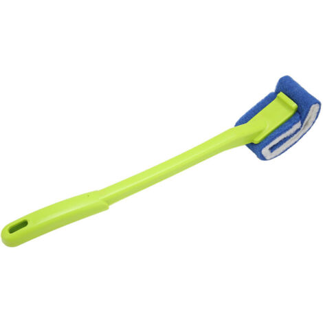 Brosse de Toilette à Poils Doux avec Design Courbé - Nettoyant Inclus - Outil de Nettoyage Écologique pour Salle de Bain (1/5)