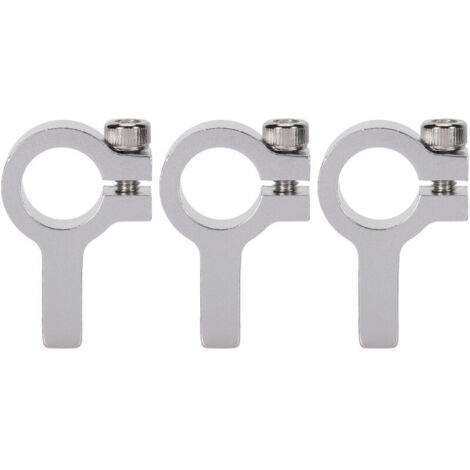 Kit de 3 brides pour tube en aluminium avec fixation M4, accessoires robot et supports de montage (1/5)