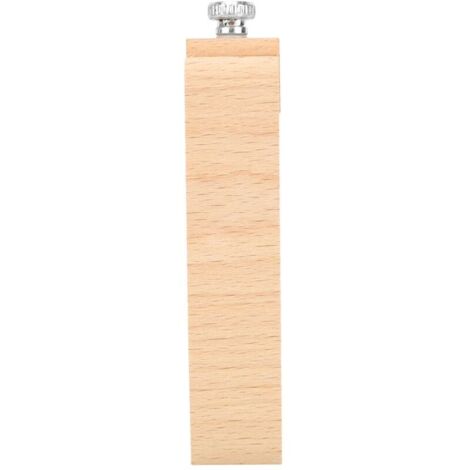 Bloc de Ponçage Manuel en Bois et Cuir pour DIY - Papier de Verre (1/5)