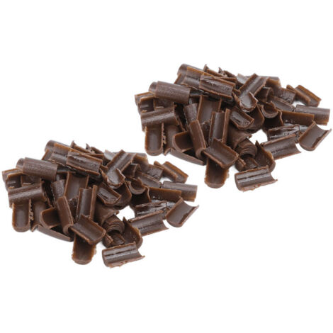 2 Sachets de Perles à Extensions Capillaires U Tip en Résine pour Salon à Domicile, Brun (1/5)
