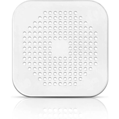 Filtre de douche et d'évier/baignoire en silicone avec bouchon en caoutchouc - Blanc (1/5)