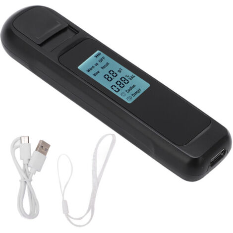Alcootest Numérique Portable avec Affichage LED - Testeur d'Alcoolémie Pr (1/5)