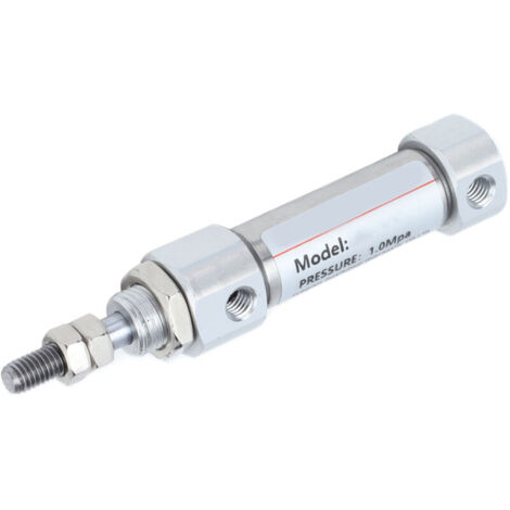 Vérin Pneumatique Mini en Acier Inoxydable pour Machine de Sérigraphie M5x0.8PB10x25 (1/5)
