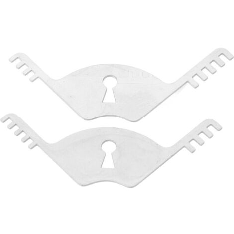 2 Pièces Cadenas à Crocheter en Acier Inoxydable, Outil Portable Multifonction pour Sécurité et Urgence (1/5)