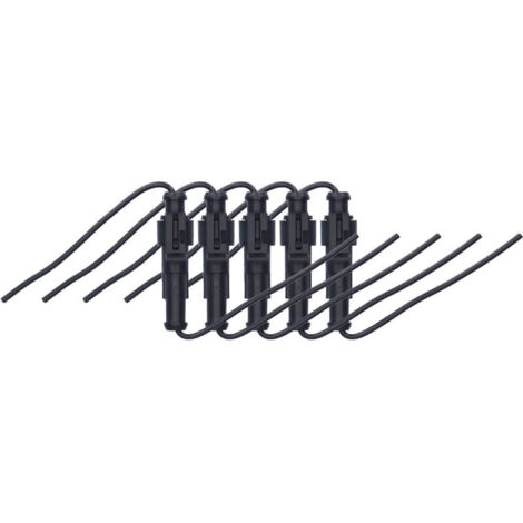 5 Pièces Connecteur Électrique Auto Étanche Antiflaming Résistant Antioxydant pour Câble Automobile Noir (1/5)