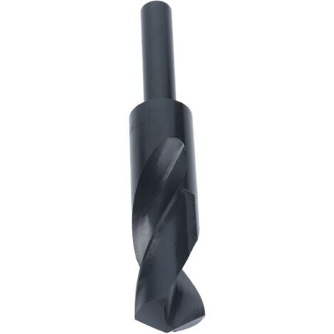 Mèche à tarauder HSS à tige réduite 1/2 pouce, outil de perçage droit 24.5mm noir (1/5)