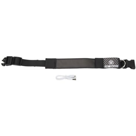 Collier LED pour Chien, Lumière Bluetooth Rechargeable - Sécurité Nuit, Randonnée, Camping (1/5)